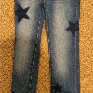 NWOT Girl’s DL1961 Jeans with Star Design